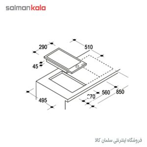 صفحه گريل الكتريكي کندی مدل Glycol Glyphs Screen Model CDVG 30 / 1X