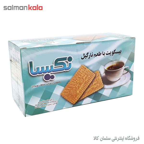 بيسكويت با طعم هاي موز و نارگيل نكيسا