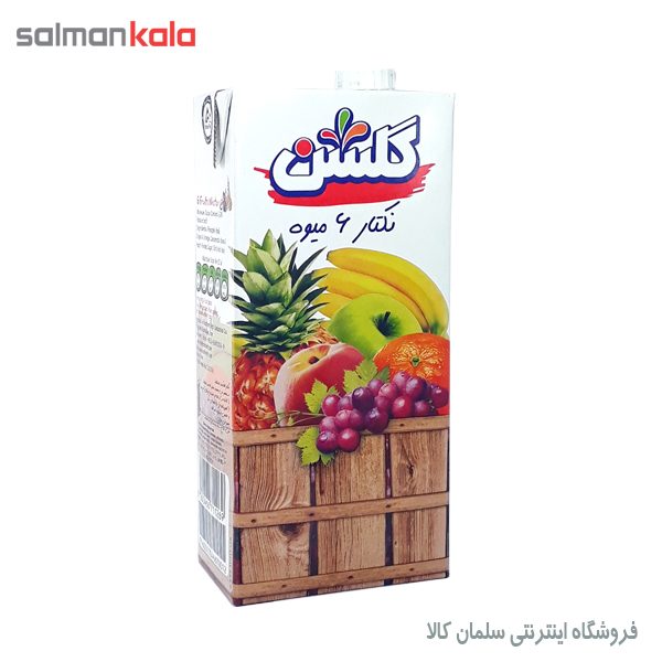 آبمیوه 6 میوه گلشن یک لیتری