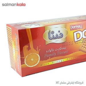 بیسکویت خانواده پرتقالی 750 گرمی درنا