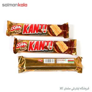ویفر کاراملی با روکش فرآورده کاکائویی کانتی کوپا (37 گرم)