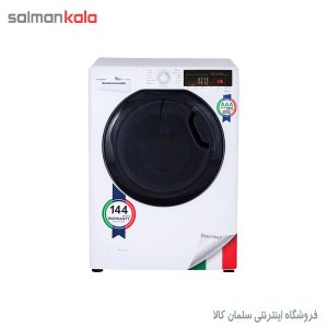 ماشين لباسشويی زيرووات اتومات درب اسموكی 9 كيلو مدل OZ-1393 WT