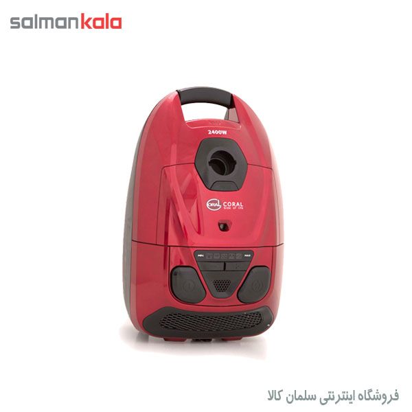 جاروبرقی کرال 2400 وات مدل VS-2406 قرمز
