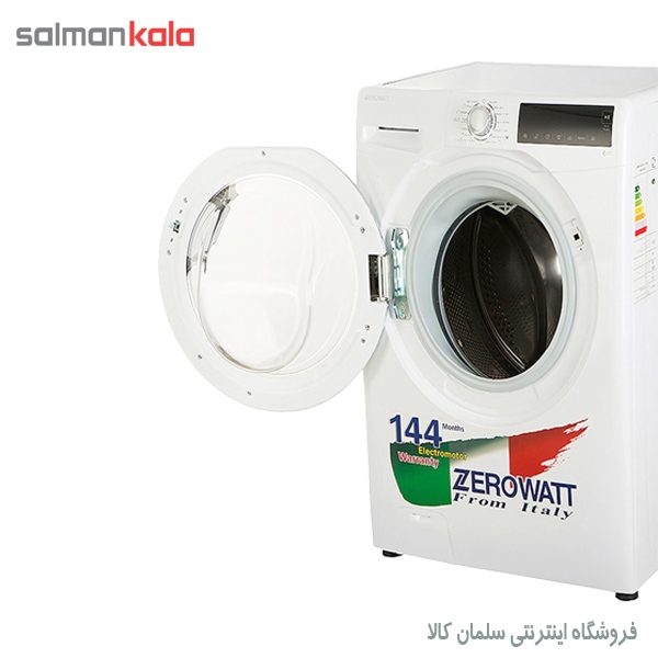 ماشين لباسشويی زيرووات اتومات درب كروم 9 كيلو مدل OZ-1399WT