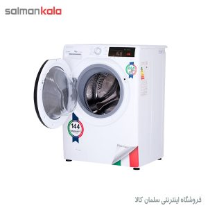 ماشين لباسشويی زيرووات اتومات درب اسموكی 9 كيلو مدل OZ-1393 WT