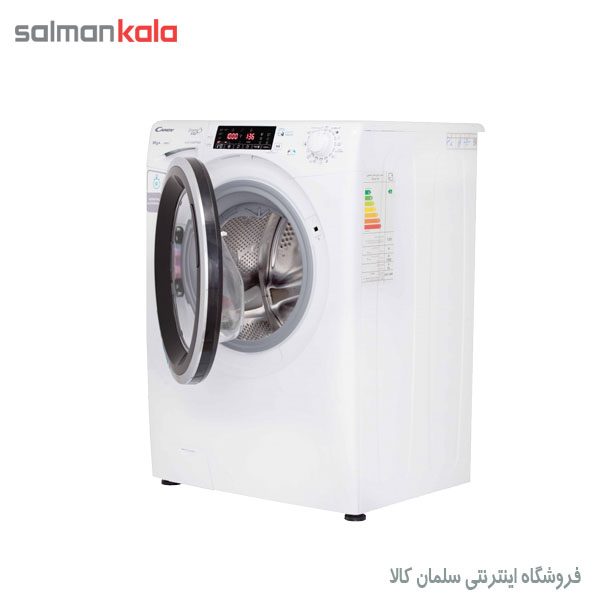 ماشين لباسشويی کندی مدل 1409 اینوکس 9 كيلويی