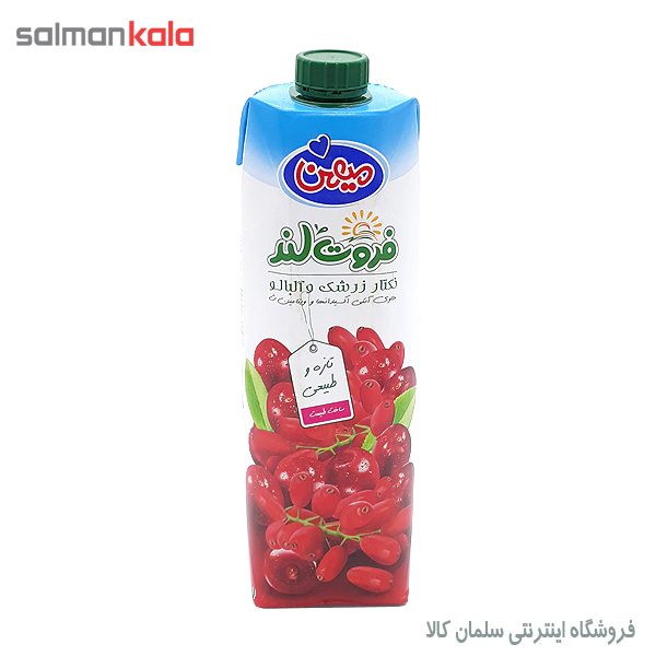 نکتار زرشک آلبالو میهن 1 لیتری