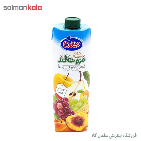 نکتار مخلوط میوه ها میهن 1 لیتری