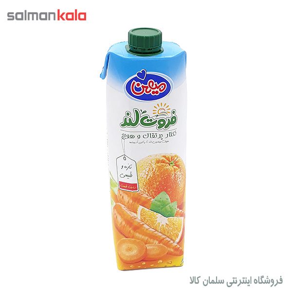نکتار پرتقال هویج میهن 1 لیتری