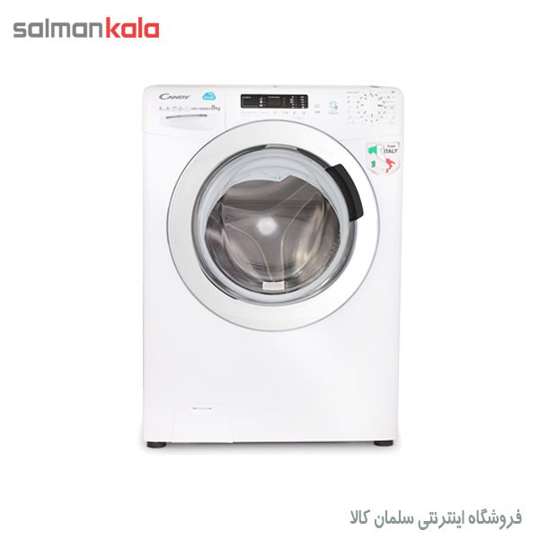 لباسشویی اتومات کندی 8کیلویی مدل CSV1289DC3/K درب کروم