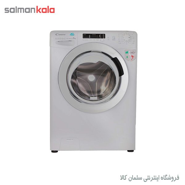 لباسشویی اتومات کندی 8کیلویی مدل CSV1289DC3S/K درب کروم