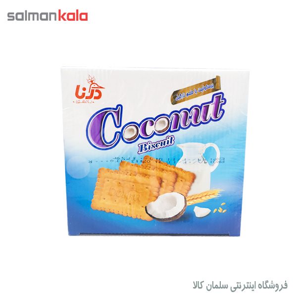 بیسکوییت جعبه ای درنا 650 گرمی