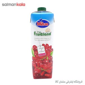 نکتار زرشک آلبالو میهن 1 لیتری