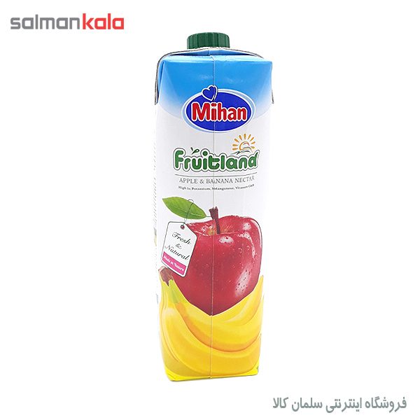 نکتار سیب موز میهن 1 لیتری