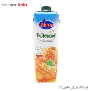 نکتار پرتقال هویج میهن 1 لیتری