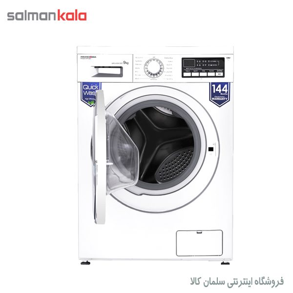 ماشین لباسشویی پاکشوما 9 كيلو مدل 90412 سفيد