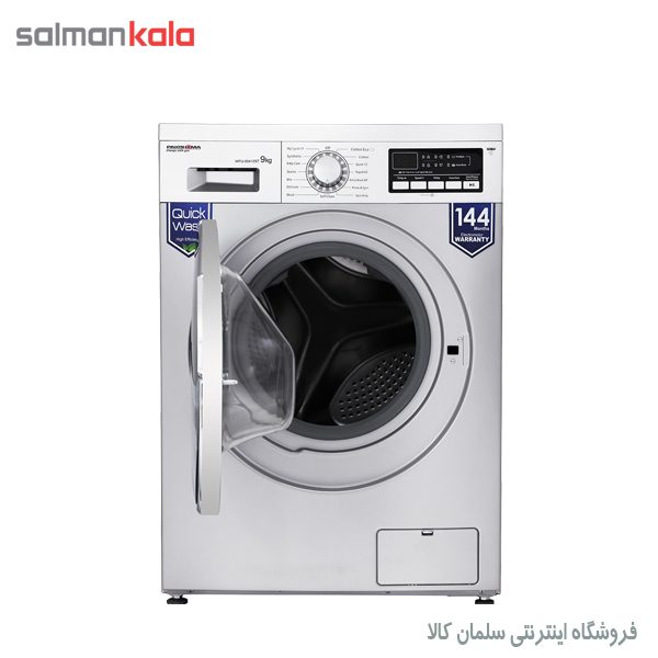 ماشین لباسشویی پاکشوما 9 كيلو مدل 90412 سيلور