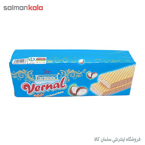 ویفر با کرم نارگيل فرمند 190 گرم
