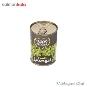 كنسرو نخود سبز دلوسه 400 گرم