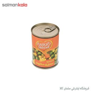 كنسرو سبزی مخلوط دلوسه 400 گرم