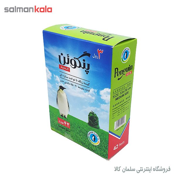 كيسه زباله پنگوئن سايز متوسط 42 عددی