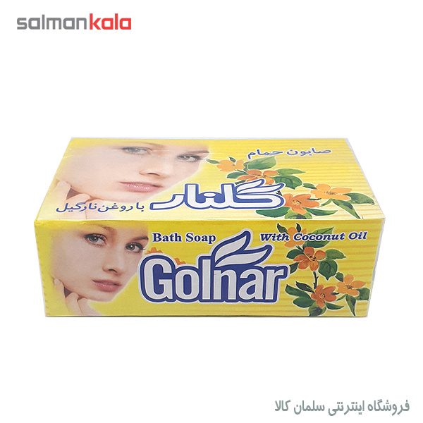صابون حمام گلنار با رايحه ليمو بسته 6 عددی