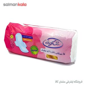 نوار بهداشتی بالدار با لایه مشبک شکوه