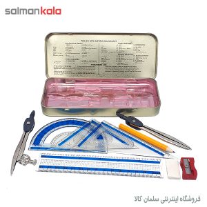 ست پرگار TRUTHLY جعبه فلزی