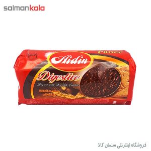 بيسكوئيت سبوس دار با روكش كاكائويی پانر آيدين