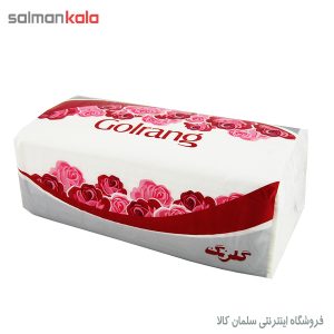 دستمال اقتصادی گلرنگ 250 برگ 2 لايه