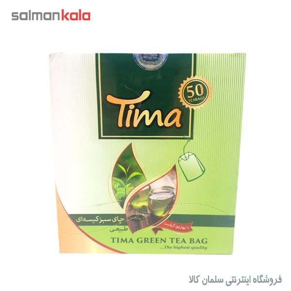چای سبز کیسه ای تیما بسته 50 عددی