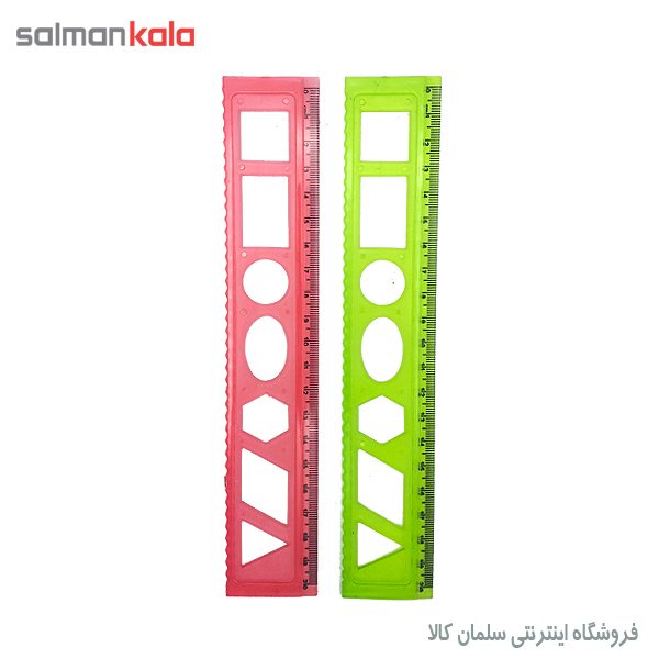 خط كش ژله ای شابلون دار