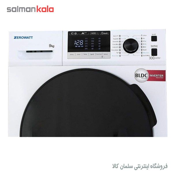 ماشین لباسشویی زیرووات مدل ZWT-9014 ظرفیت 9 کیلوگرم