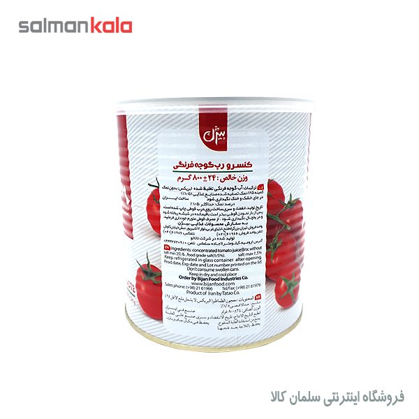 رب گوجه فرنگی 800 گرم بیژن