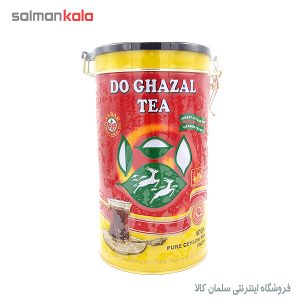 چای دو غزال قوطی ساده 500 گرم