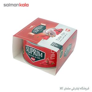 كنسرو تن ماهی ساپريم در روغن فلفلی 200 گرم