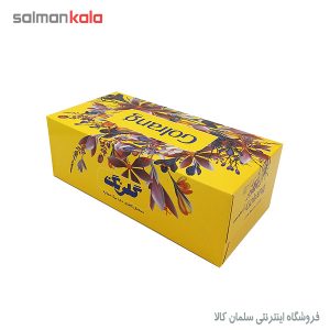 دستمال کاغذی جعبه ای 150 برگ دو لايه گلرنگ